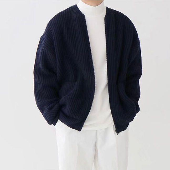 Cardigan - Knit Blend Open Front And Breathable Warmth
