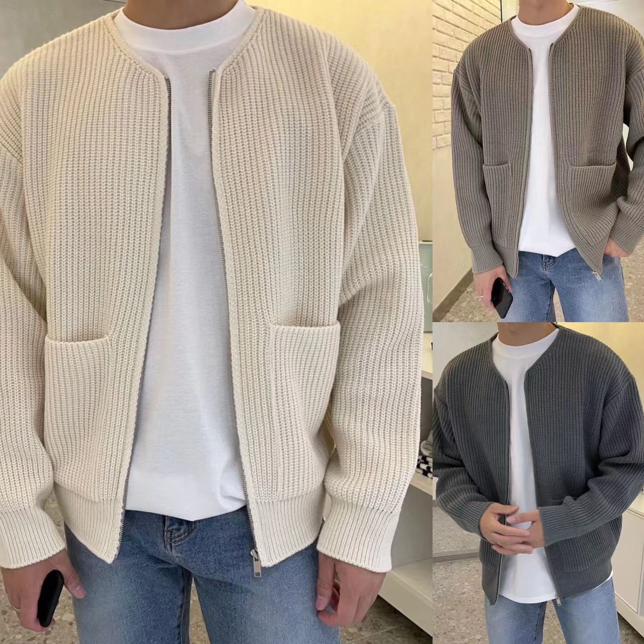 Cardigan - Knit Blend Open Front And Breathable Warmth