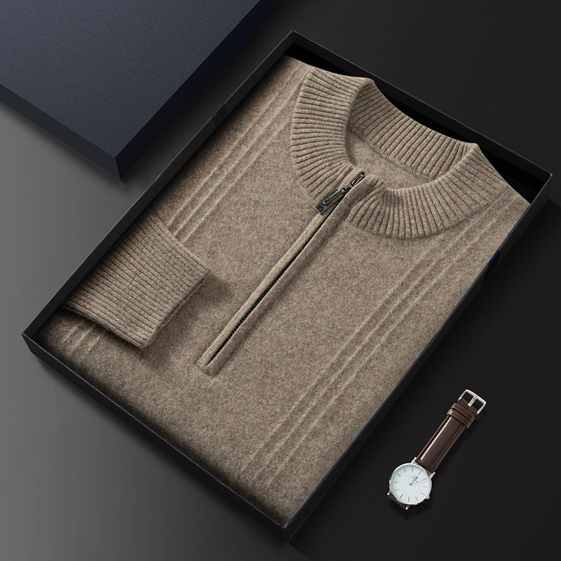 Cardigan - Soft Blend Dense Knit and Keeps Shape Flat