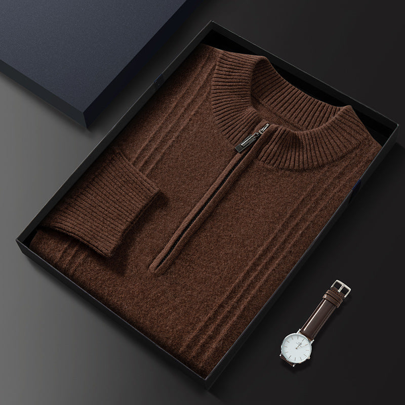 Cardigan - Soft Blend Dense Knit and Keeps Shape Flat