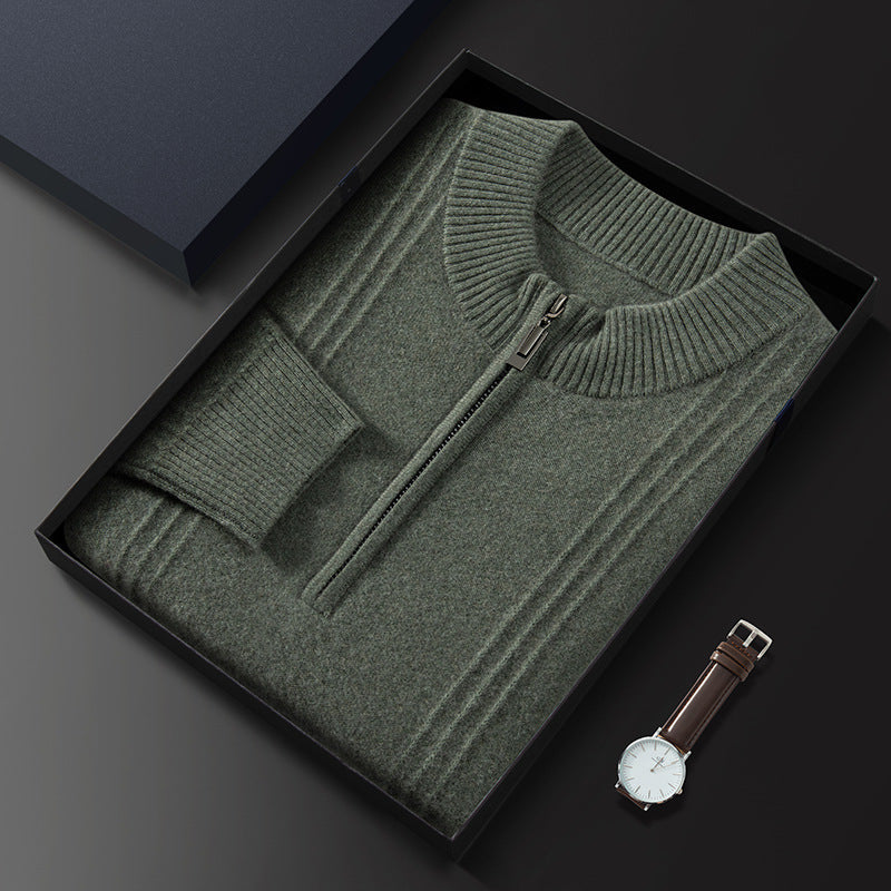 Cardigan - Soft Blend Dense Knit and Keeps Shape Flat