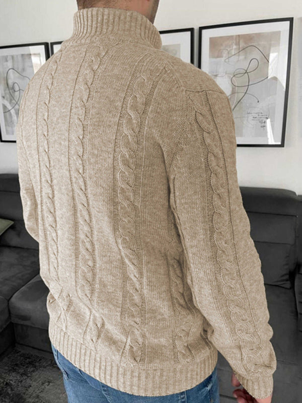 Cardigan - V Neck Button Front & Breathable Knit Blend