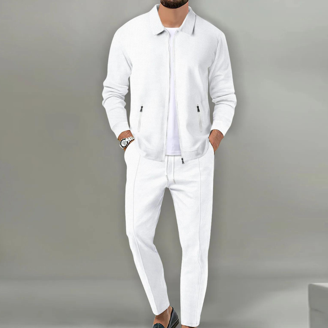 Casual Set - Soft Blend Slim Shape And Streamlined Fit