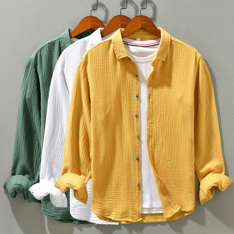 Casual Shirt - Relaxed Fit & Breathable Lightweight Blend