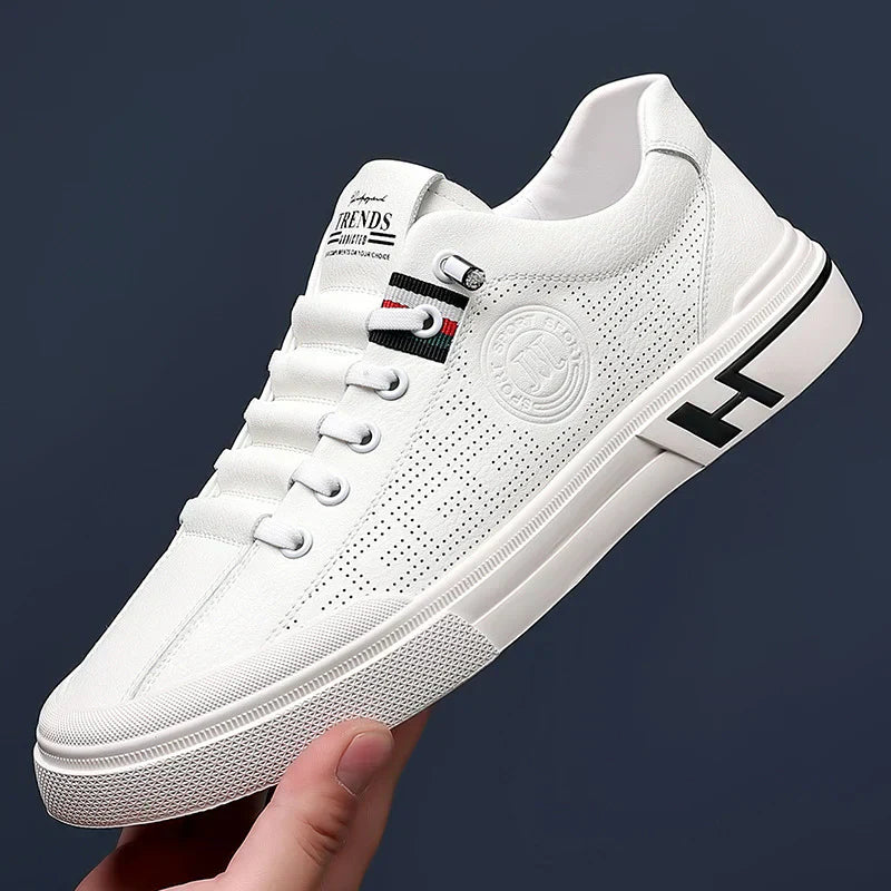 Casual Shoes - Low Profile Lace Up And Cushioned Support
