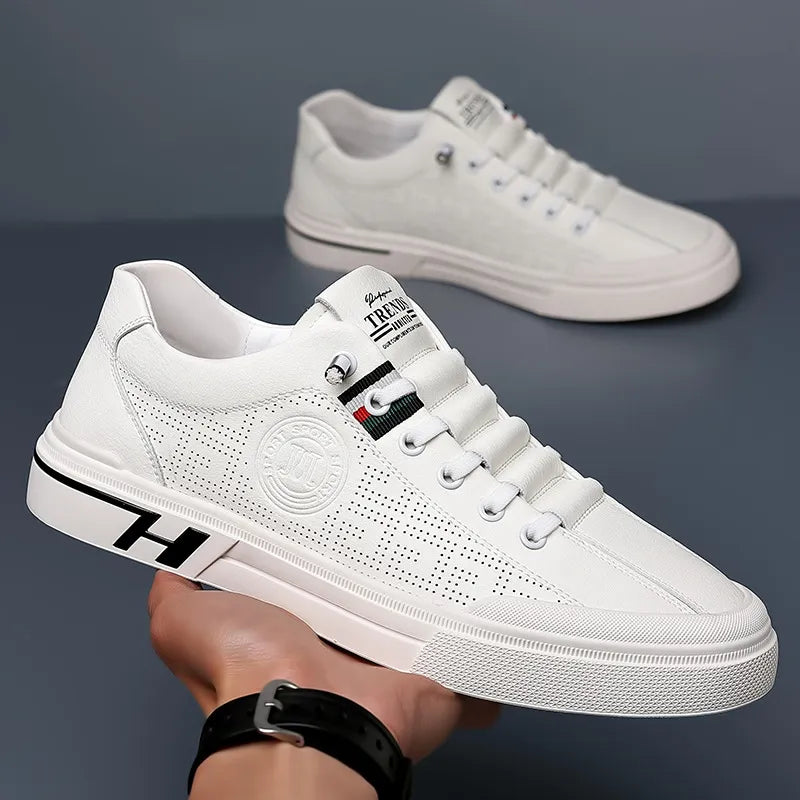 Casual Shoes - Low Profile Lace Up And Cushioned Support
