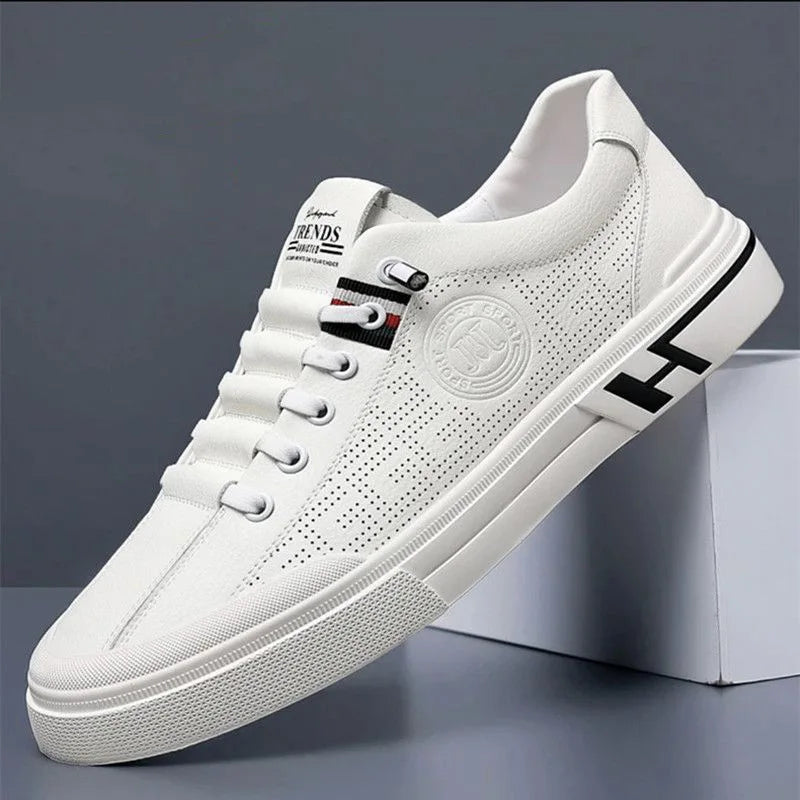 Casual Shoes - Low Profile Lace Up And Cushioned Support