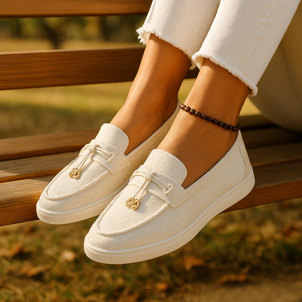 Women's Leather Loafers Elegant Design-3