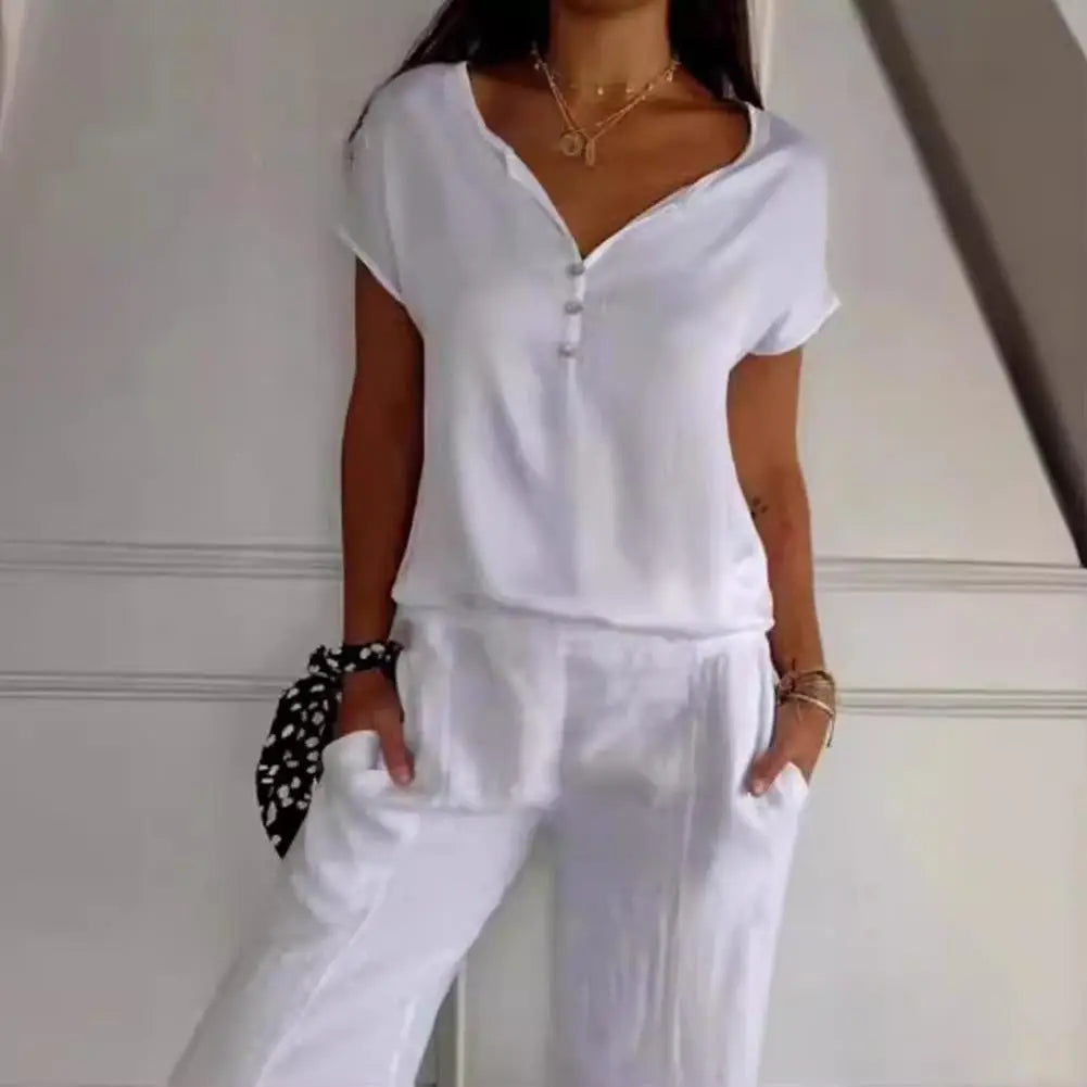 Chenille Blend Top - Clean Neckline & Soft Light Drape