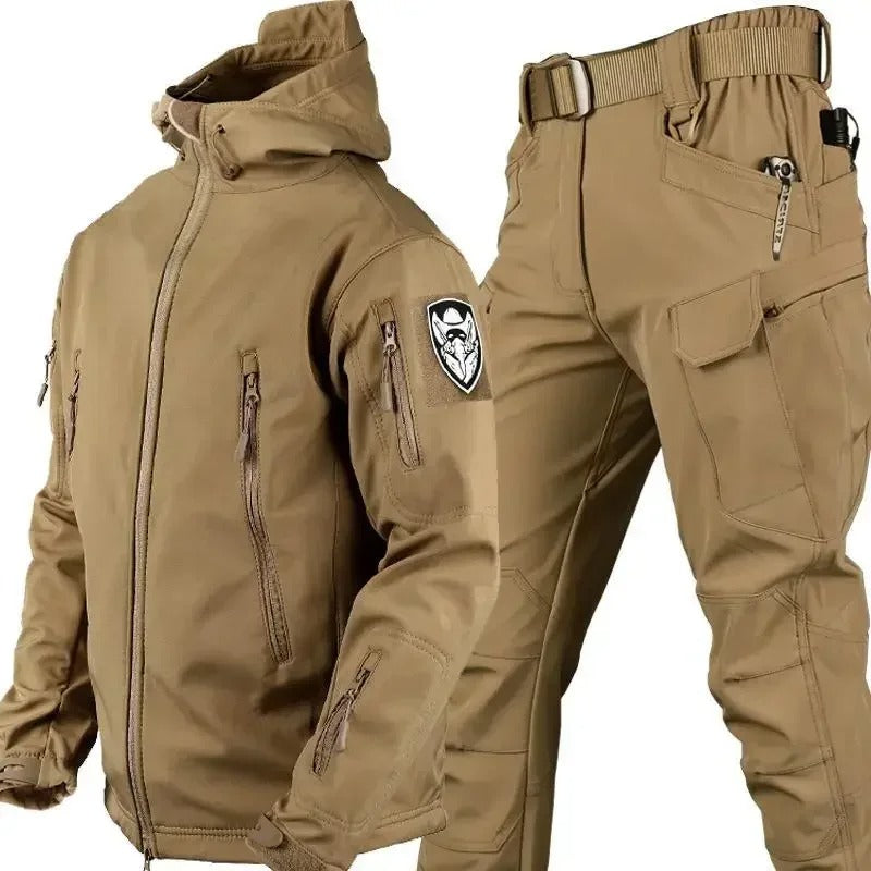 Coat And Pants Set - Insulated Long Coat & Full Coverage