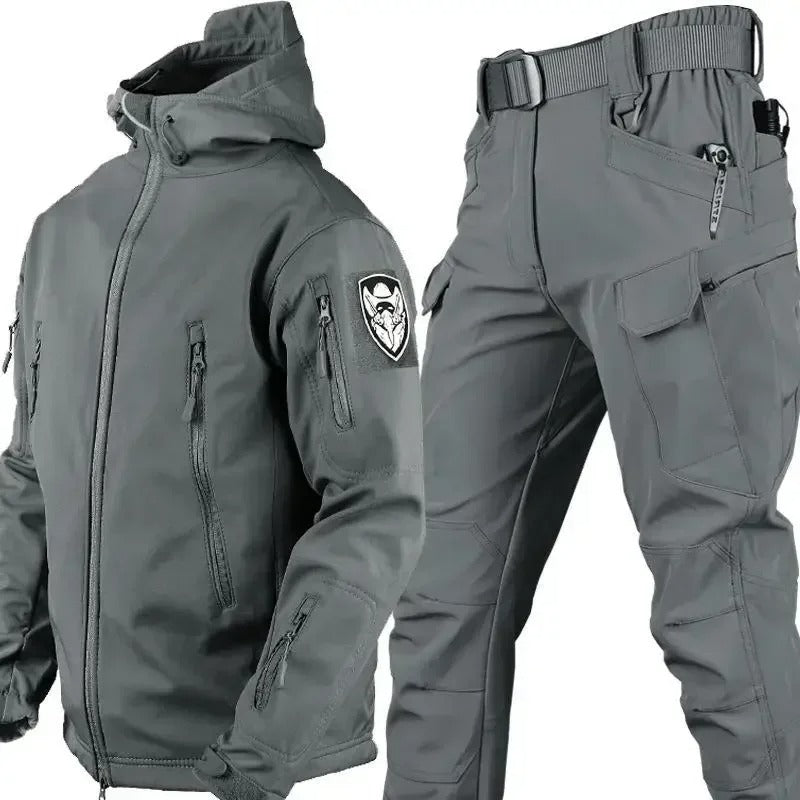 Coat And Pants Set - Insulated Long Coat & Full Coverage