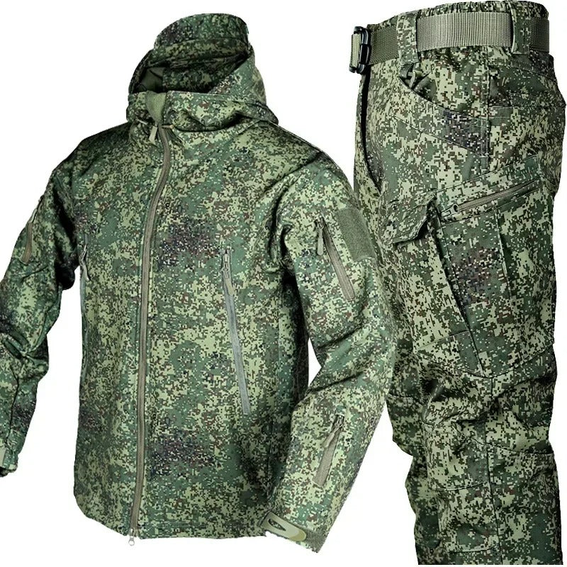 Coat And Pants Set - Insulated Long Coat & Full Coverage
