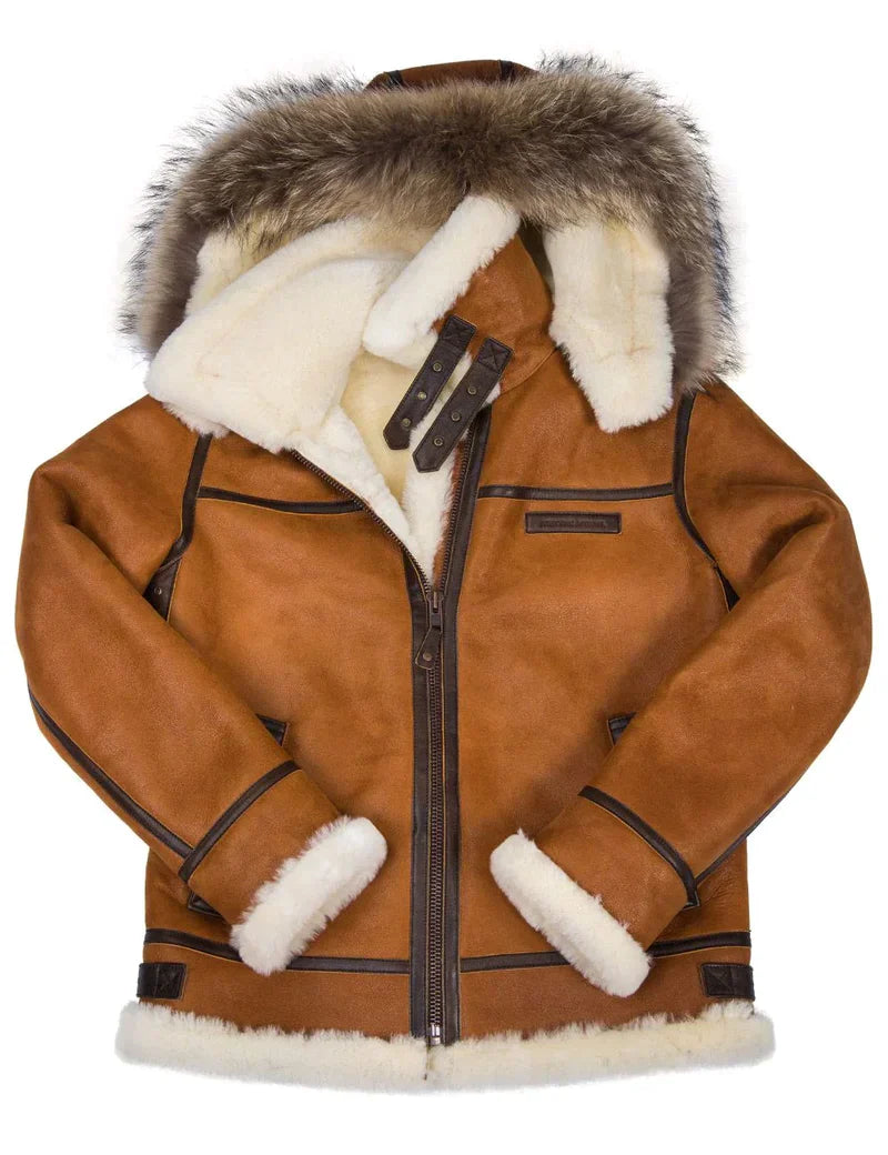Coat - Fur Trim Hood & Thick High Pile Warm Insulation