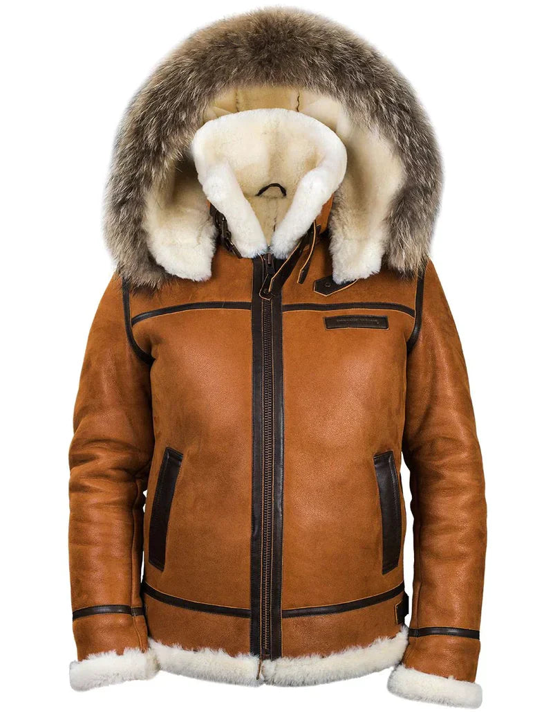 Coat - Fur Trim Hood & Thick High Pile Warm Insulation