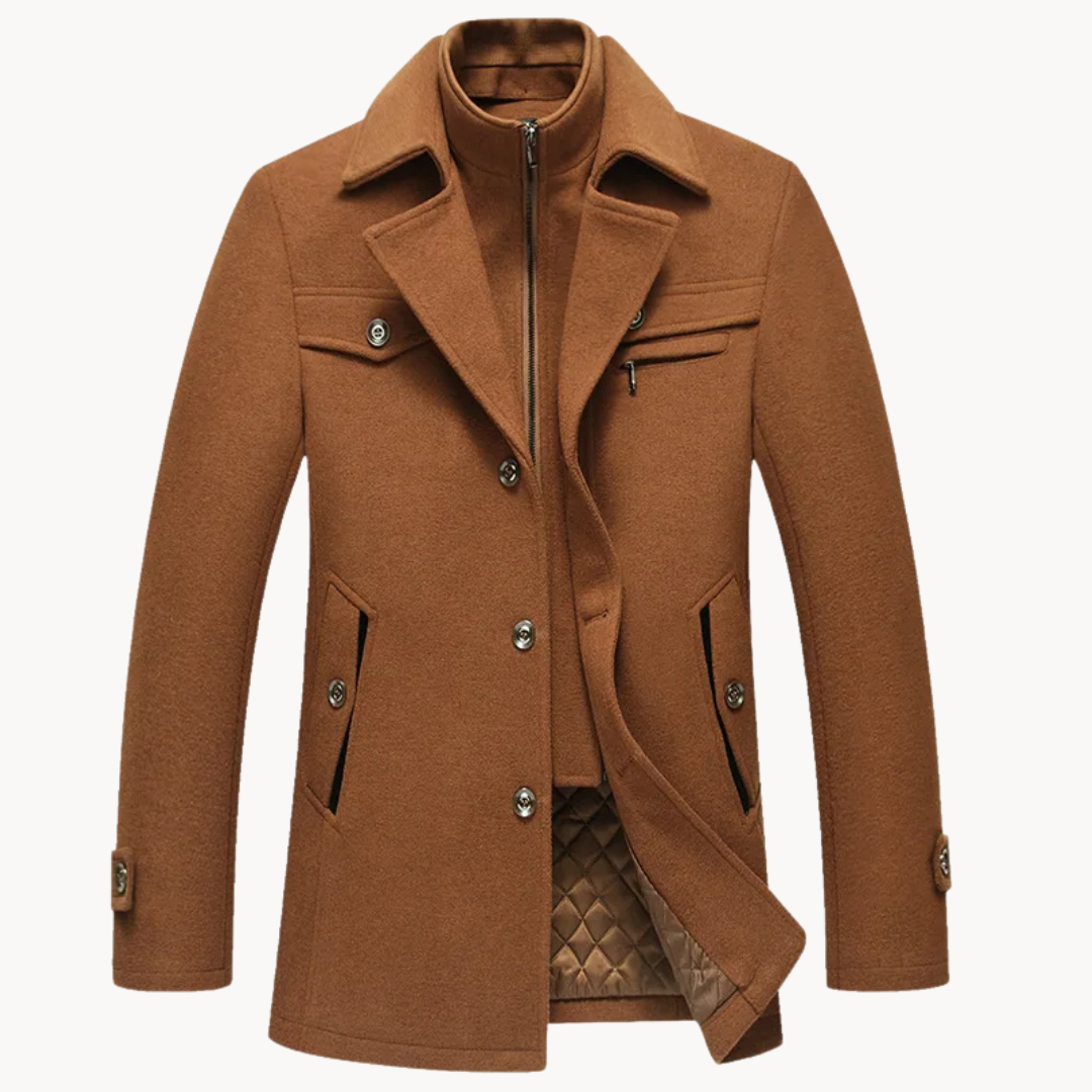 Coat - Military Structured Shape & Layering Support