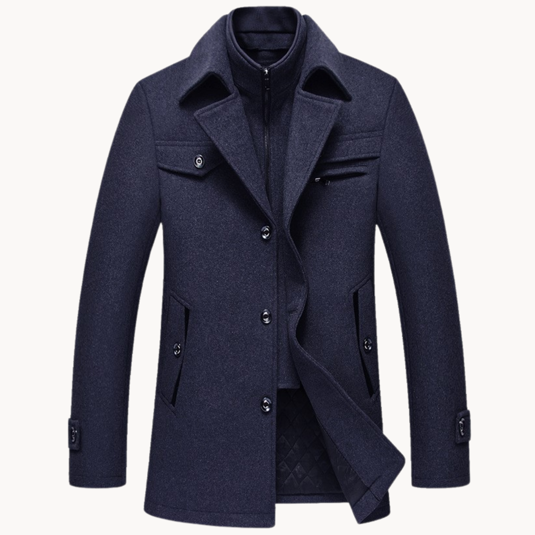 Coat - Military Structured Shape & Layering Support
