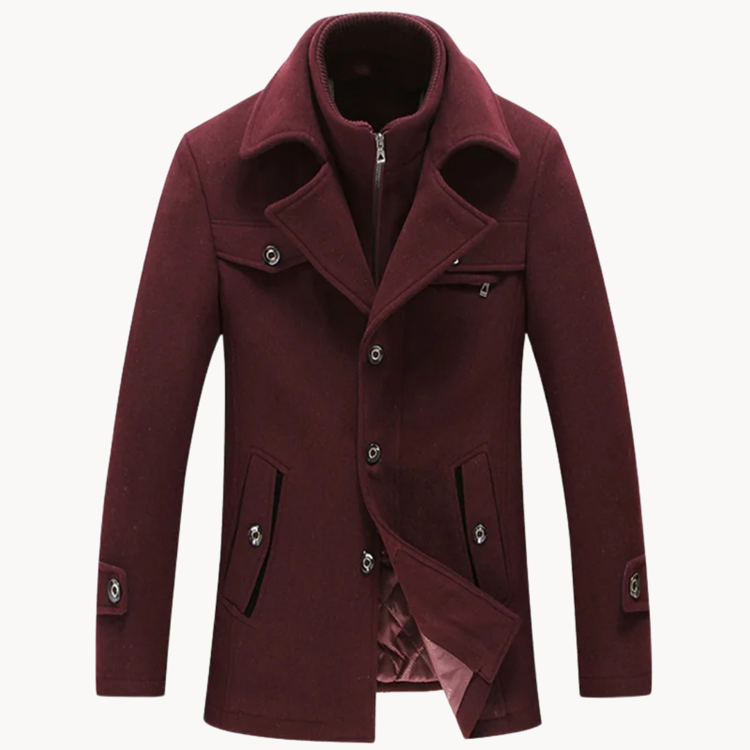 Coat - Military Structured Shape & Layering Support