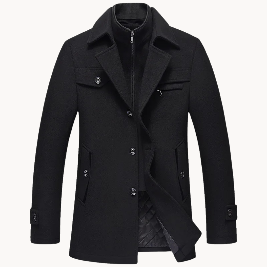 Coat - Military Structured Shape & Layering Support