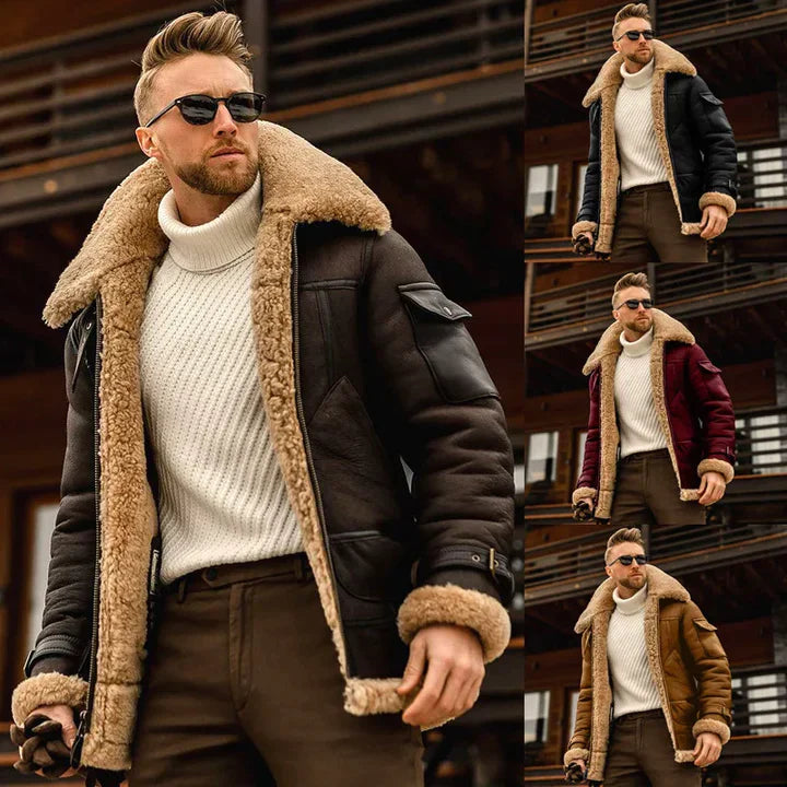 Coat - Natural Fiber Blend Front Shape And Retains Warmth