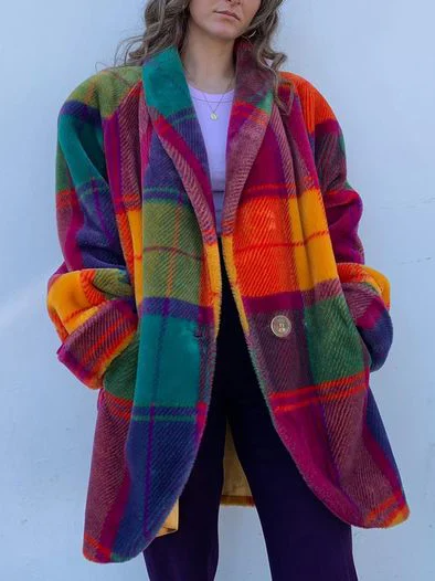 Coat - Simple Silhouette And Durable Blend For Daily Wear
