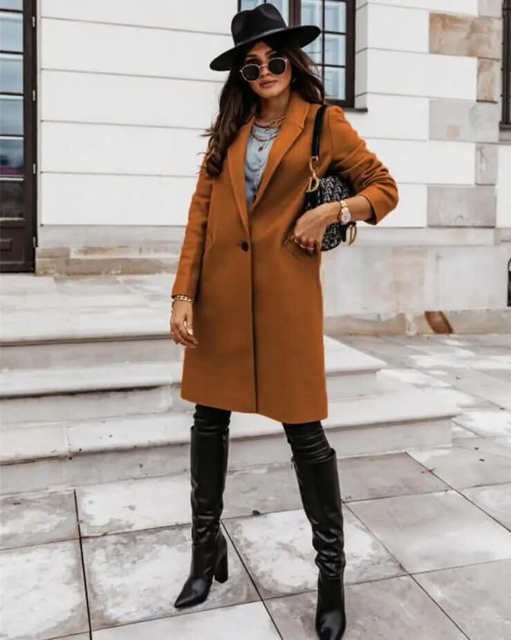 Coat - Tailored Long Shape And Smooth Layering Fit.