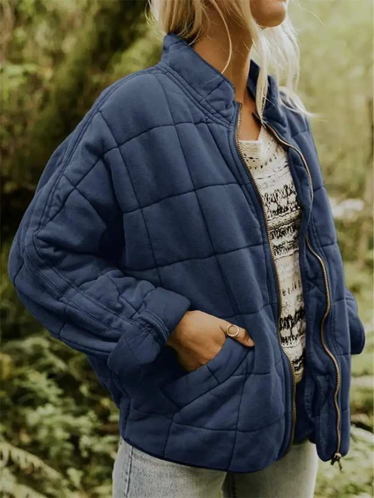 Down Blend Jacket – Oversized Hooded & Wind Blocking
