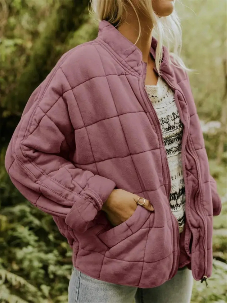 Down Blend Jacket – Oversized Hooded & Wind Blocking