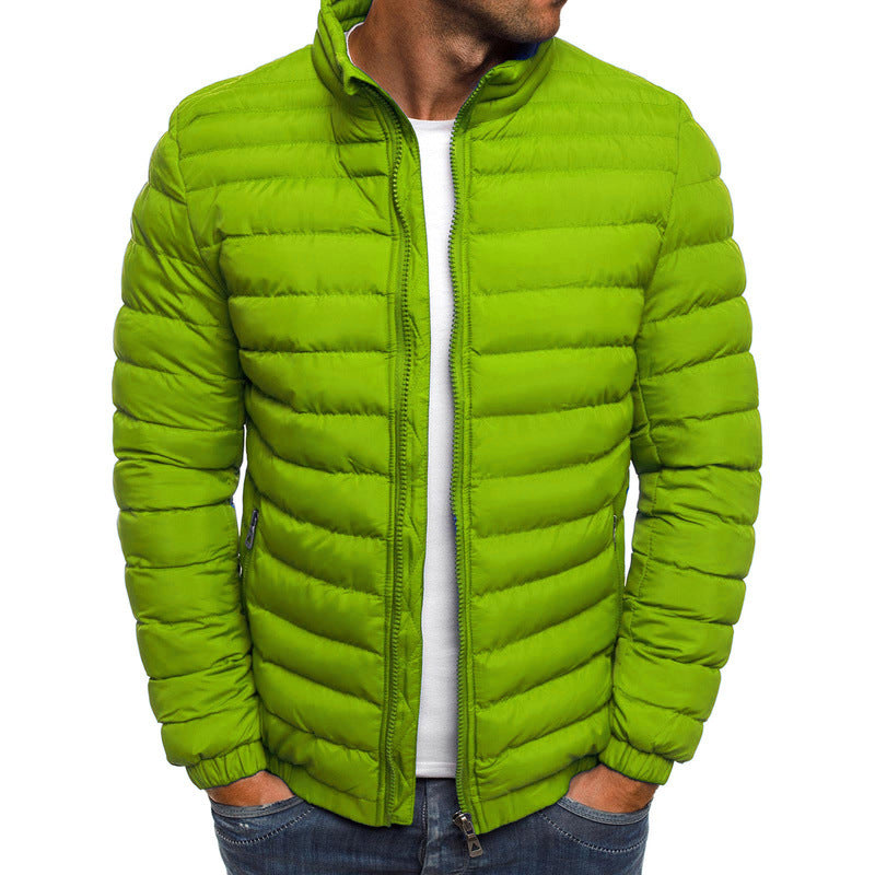 Down Blend Puffer Jacket - Quilted Body And Heat Trap