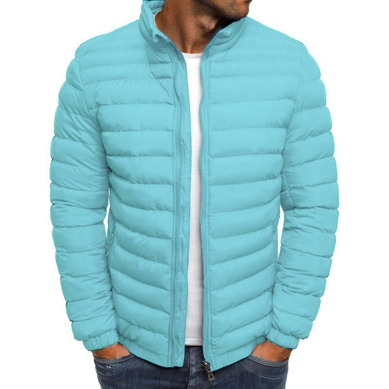 Down Blend Puffer Jacket - Quilted Body And Heat Trap