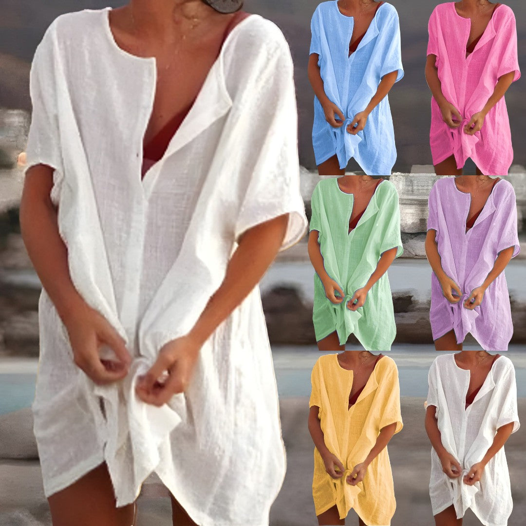 Dress – Breathable Blend Cover Up & Loose Shape Layering