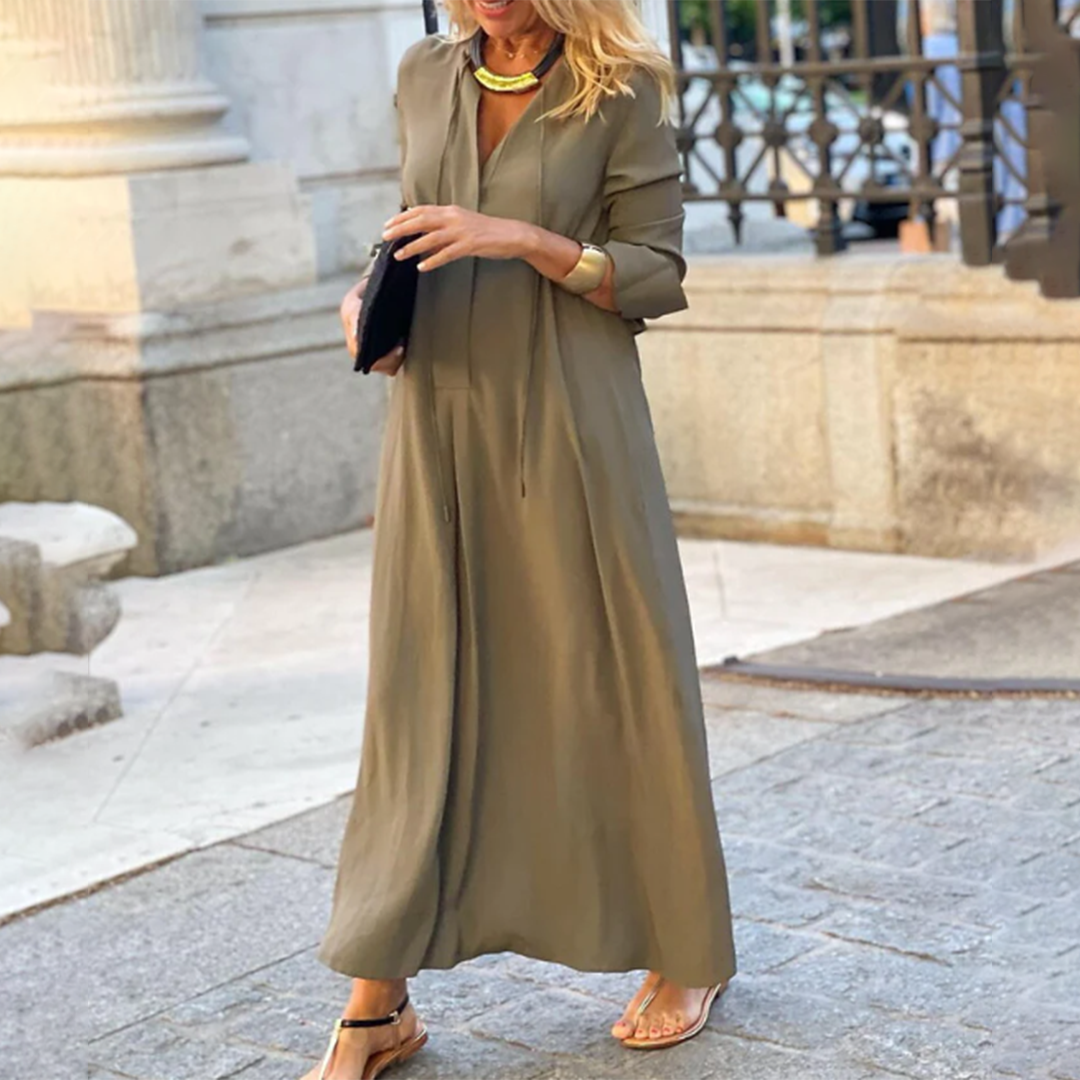 Dress - Long Flowing Skirt & Easy Movement While Walking