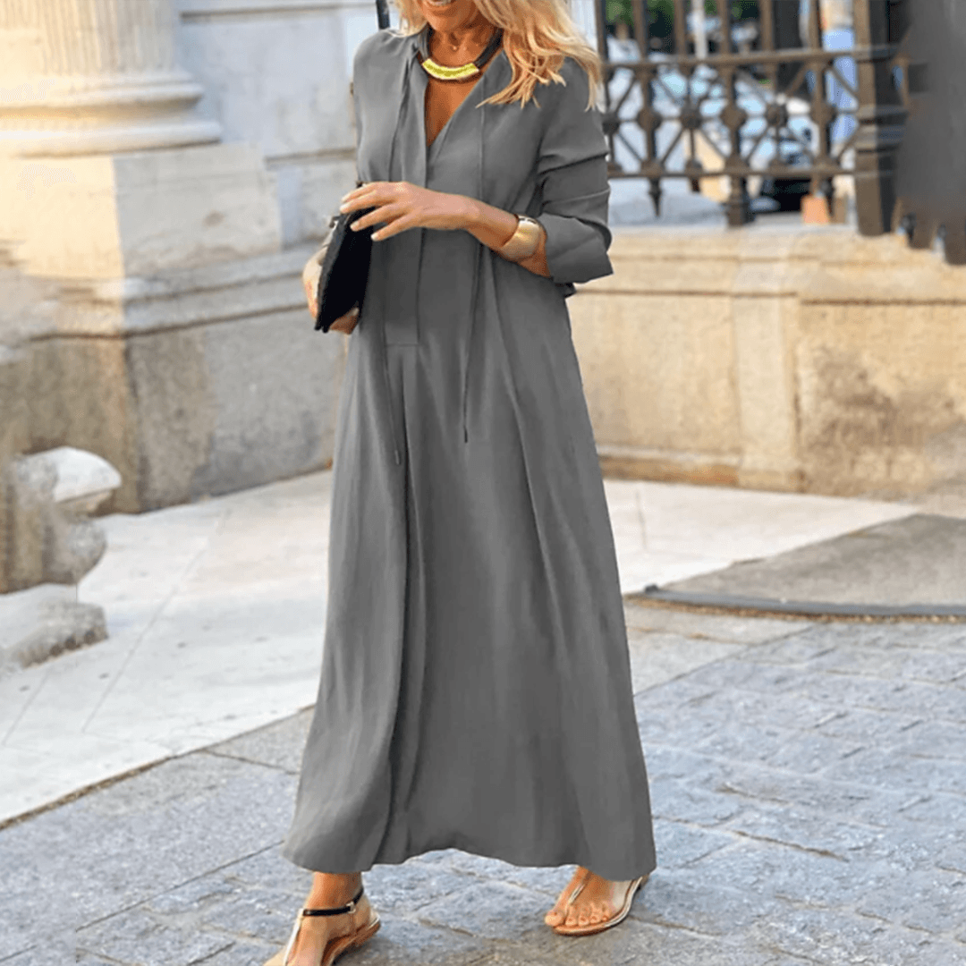 Dress - Long Flowing Skirt & Smooth Full Coverage Ease