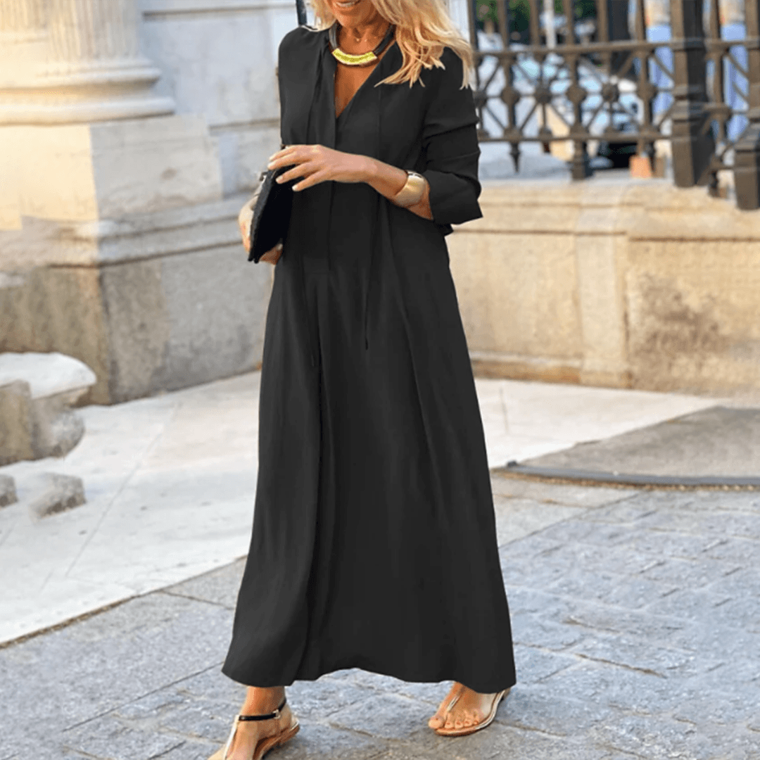 Dress - Long Flowing Skirt & Smooth Full Coverage Ease