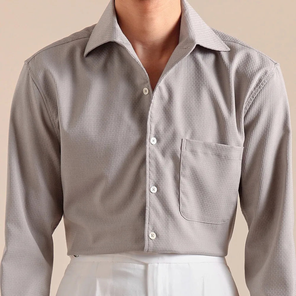 Dress Shirt - Soft-Blend Fabric & Relaxed Fit Layering