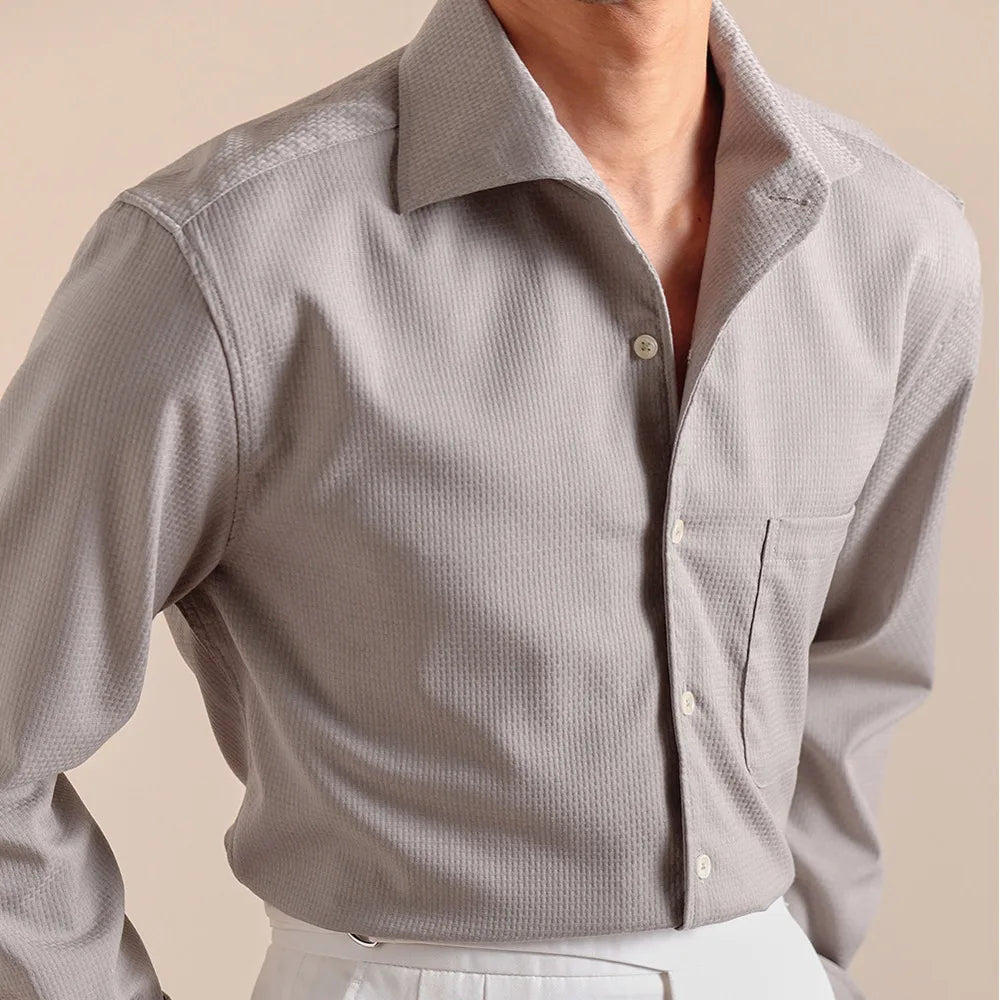 Dress Shirt - Soft-Blend Fabric & Relaxed Fit Layering