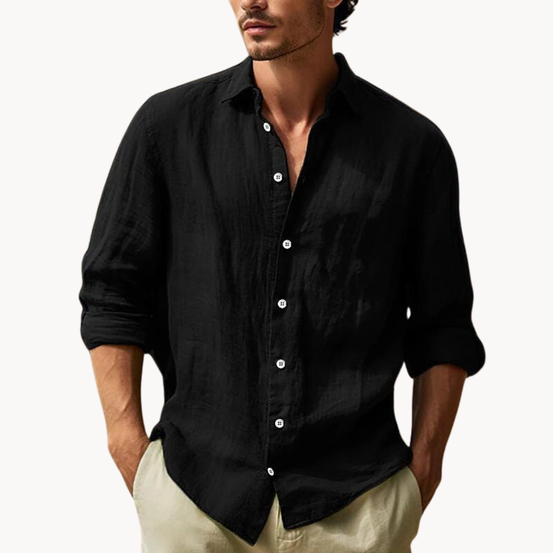 Dress Shirt - Structured Front Panel & Breathable Blend