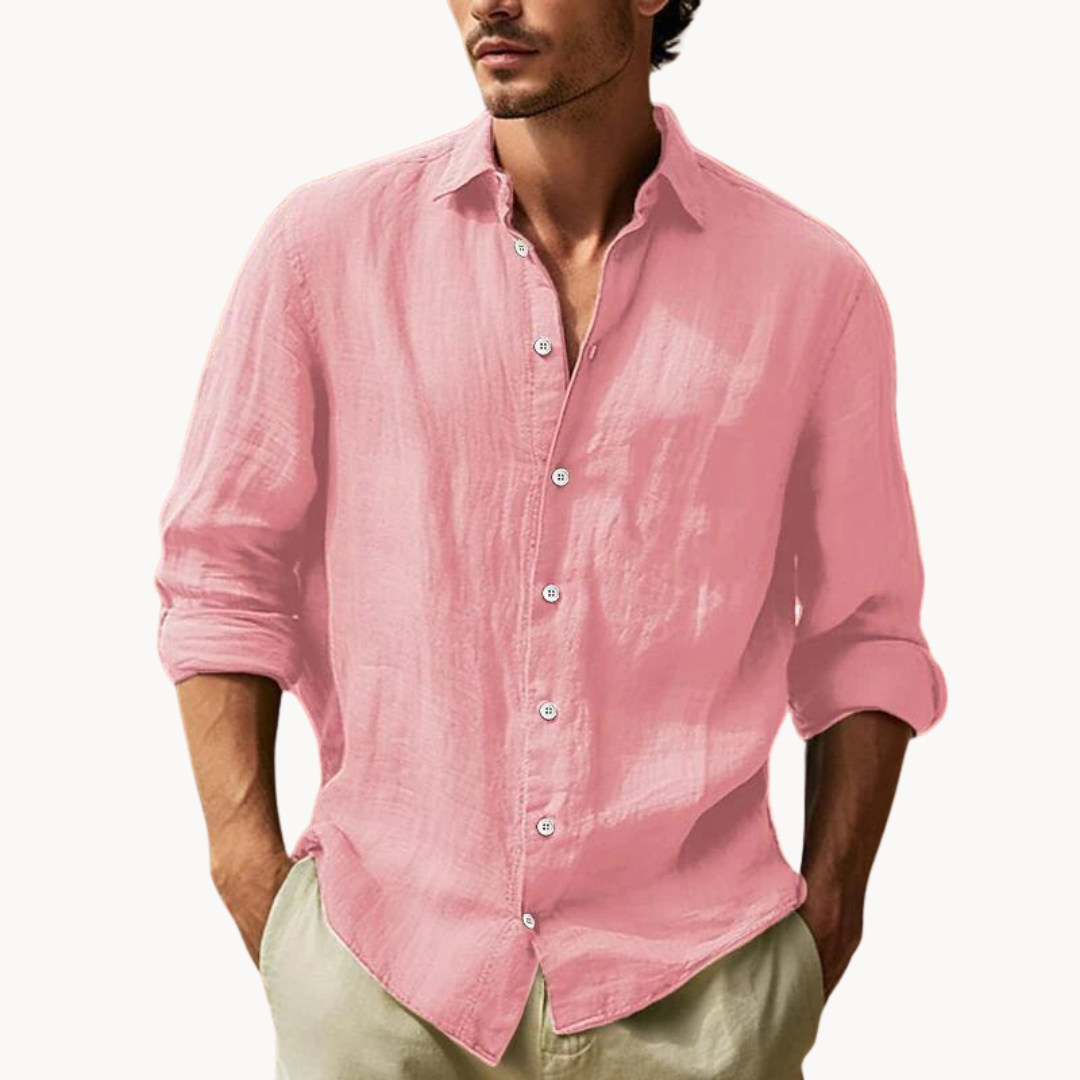 Dress Shirt - Structured Front Panel & Breathable Blend