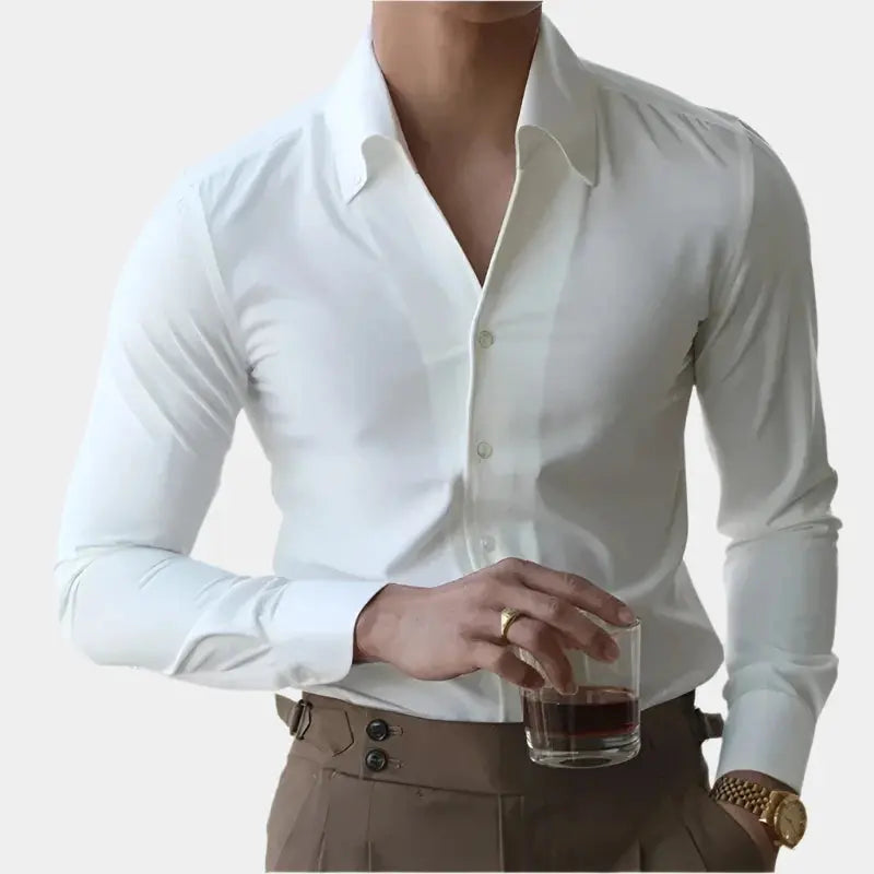 Dress Shirt - Tailored Slim Shape And Ease Of Movement