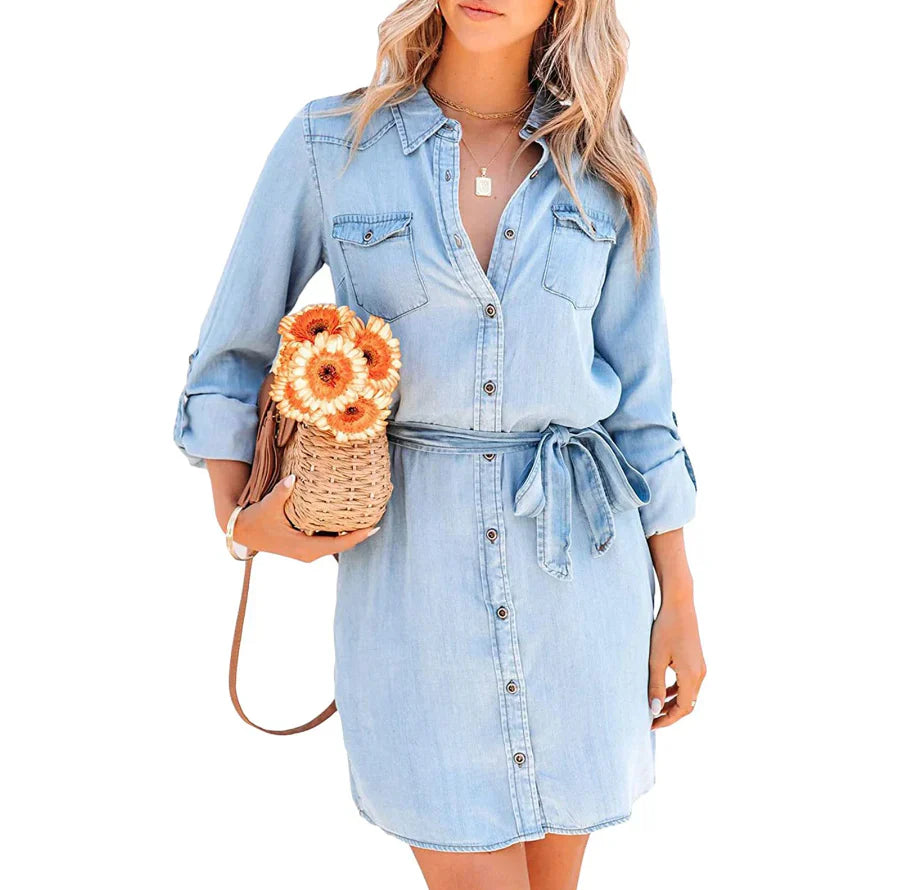 Women's Casual Denim Dress 2