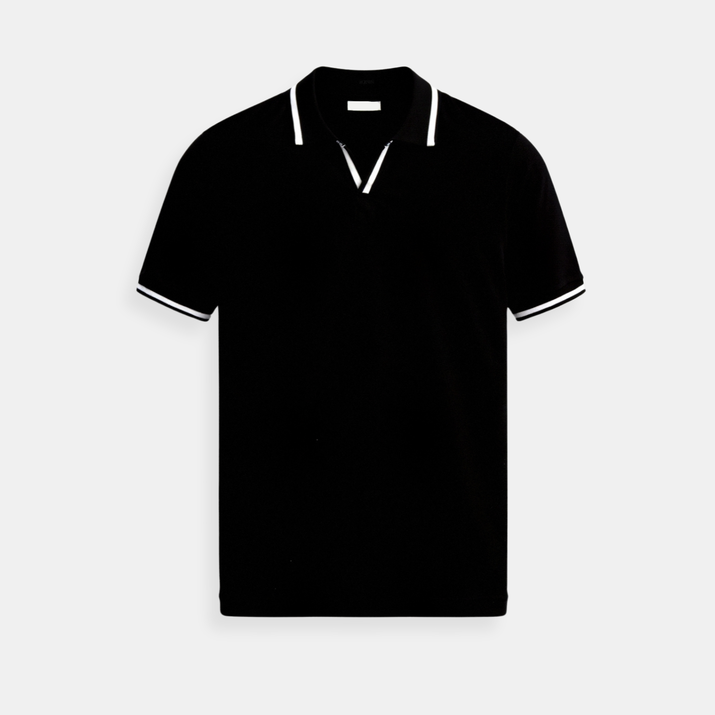 Men's Cotton Slim Fit Polo Shirt-2