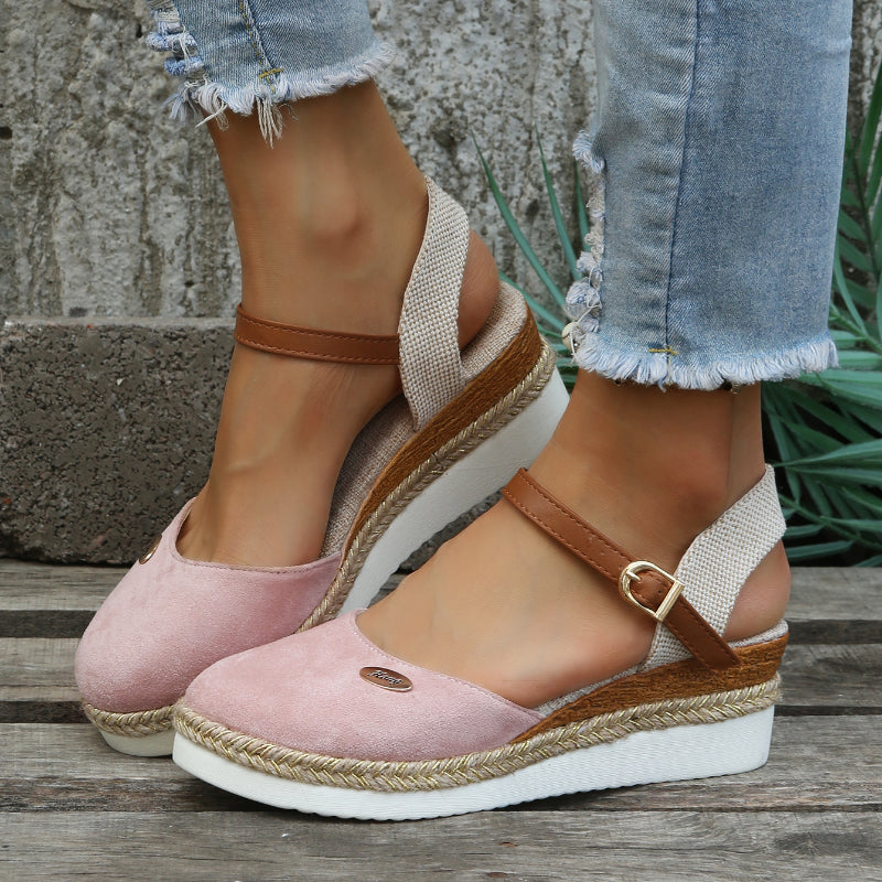 Espadrilles - Canvas Blend Platform And Cushioned Support