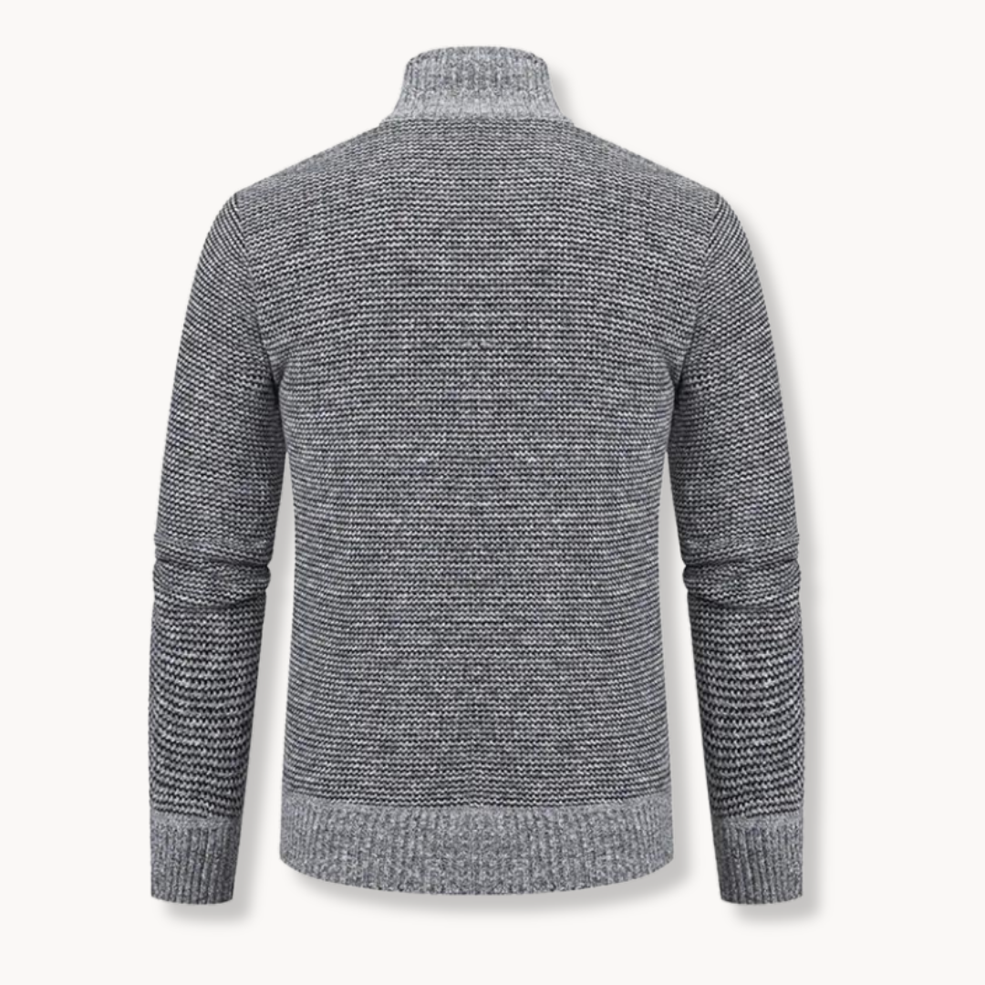 Ariston Jacquard Knit Genser