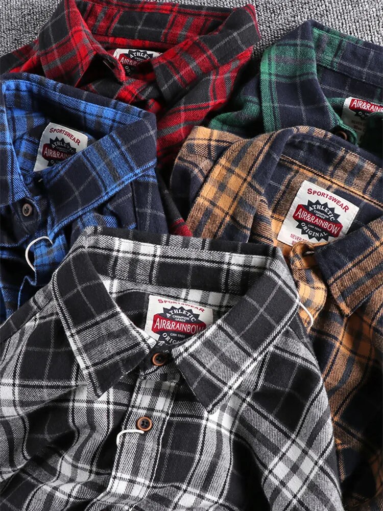 Flannel Shirt - Brushed Blend Finish & Chest Pocket Storage
