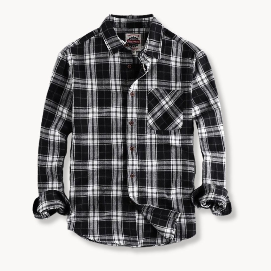 Flannel Shirt - Brushed Blend Finish & Chest Pocket Storage