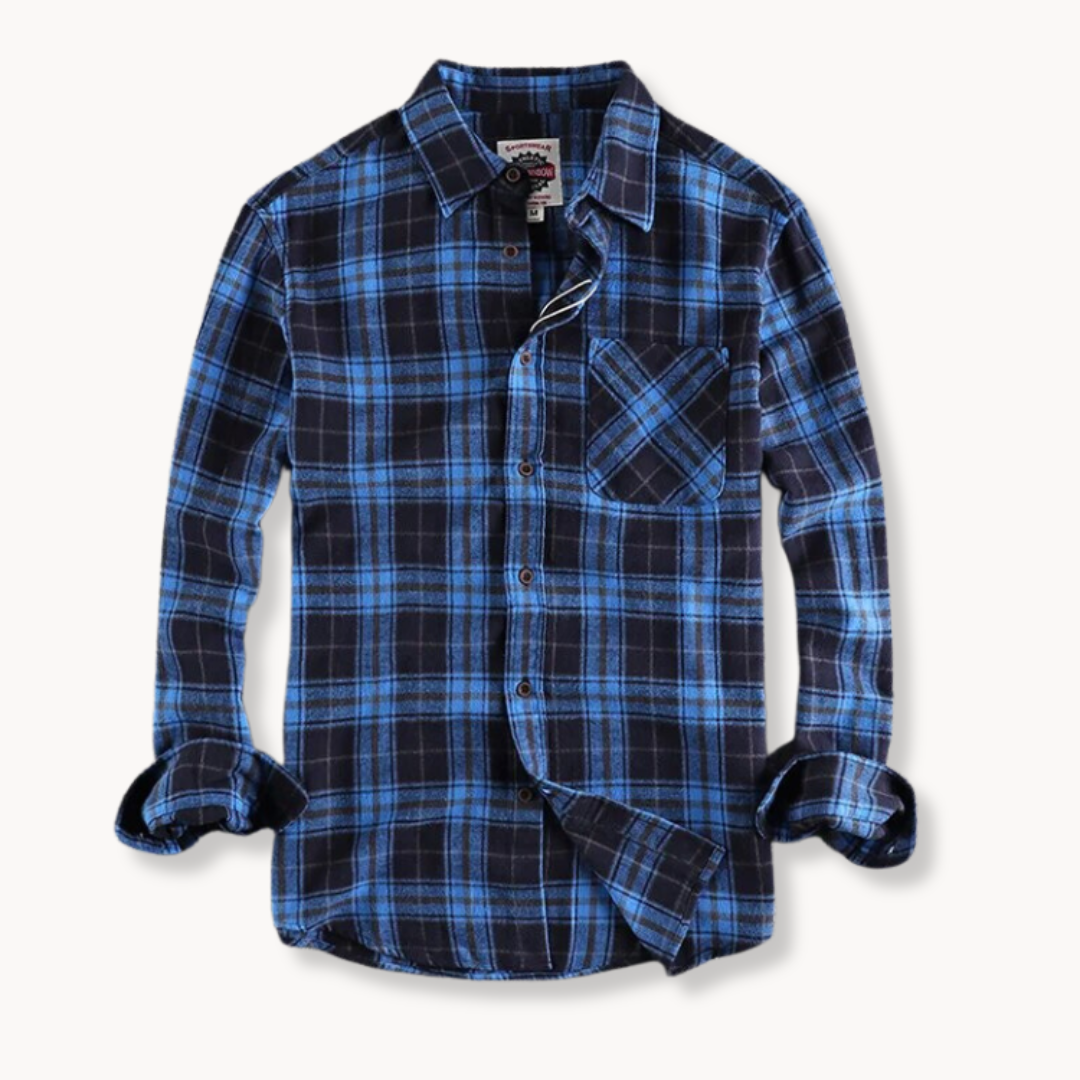 Flannel Shirt - Brushed Blend Finish & Chest Pocket Storage