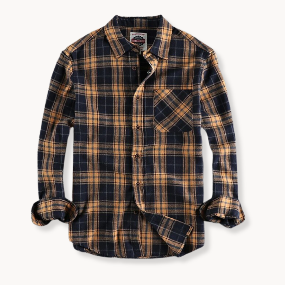 Flannel Shirt - Brushed Blend Finish & Chest Pocket Storage