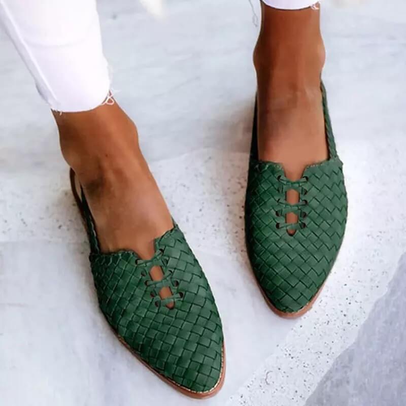 Flats - Handwoven Upper & Breathable Padded Footbed