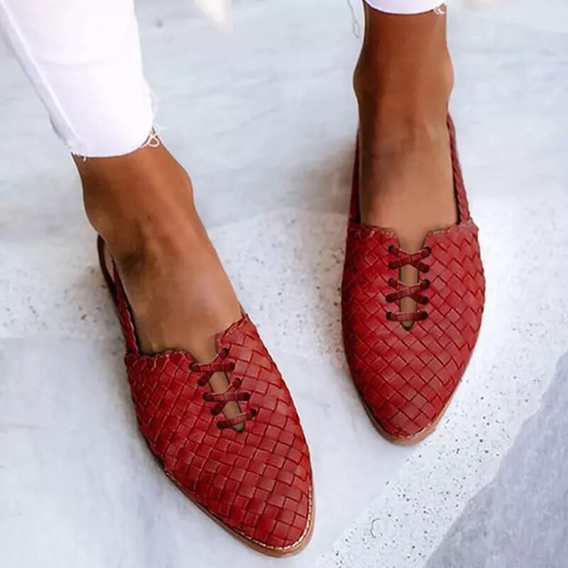 Flats - Handwoven Upper & Breathable Padded Footbed