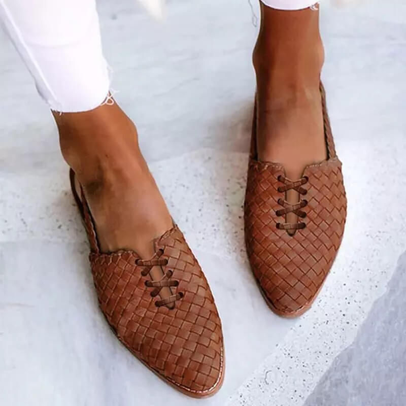 Flats - Handwoven Upper & Breathable Padded Footbed