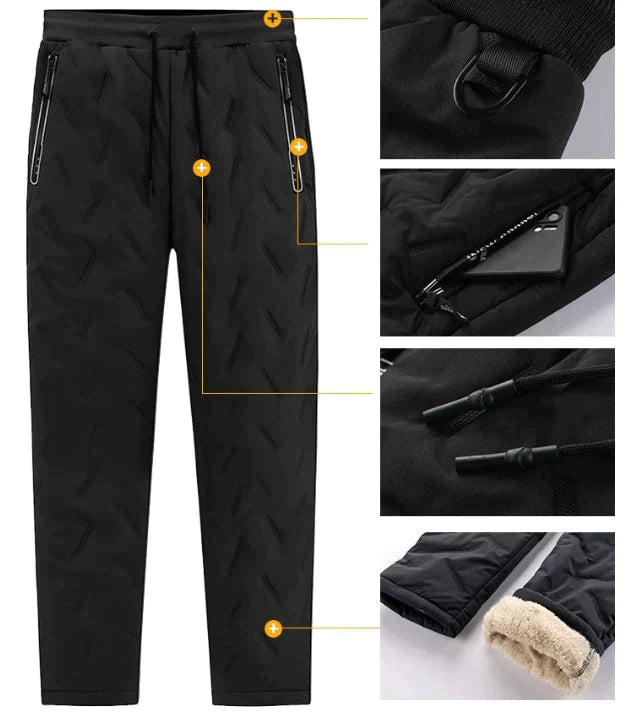 Fleece Trousers - Water Resistant Shell & Traps Heat